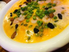 咸蛋黄虾仁蒸蛋-尚岛私房菜(西方巷店)