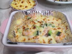 芝士虾仁焗饭-蘑菇餐厅(小火瓦巷店)