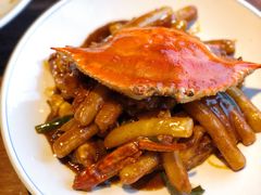 梭子蟹炒年糕-大牌大·传统杭帮菜(湖滨店)