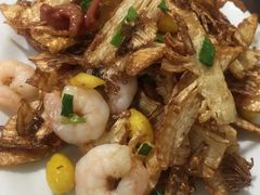 煎笋脯干贝炒虾仁-旧款宁波饭店(华敏世纪广场店)