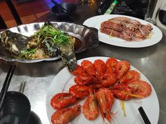 白灼虎皮虾-越海渔村