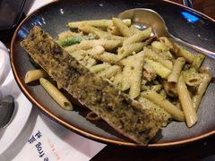 香蒜鸡肉青酱笔管面-bluefrog蓝蛙(水游城店)