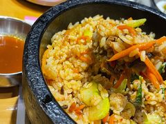 麻辣肥牛石锅拌饭-老炉家木炭烤肉(长江国际店)