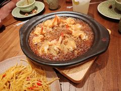 砂锅蒜蓉生焗大虾-破三川·新川菜(静安大融城店)