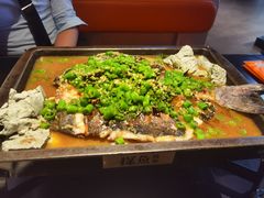 鲜青椒烤鱼-探鱼·鲜青椒爽麻烤鱼(银泰城店)