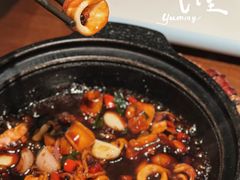 石锅焗小管鱿鱼-乔街深夜食堂·台州菜·高压锅生蚝(杭州总店)