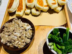 虾酱卷子-渔民船说·北塘海鲜·天津菜·海肠捞饭(北塘古镇店)