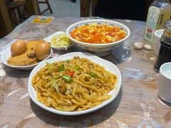 五花肉炒刀削面-韩师傅老大同刀削面(北苑路店)