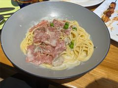 奶油培根蘑菇意面-吉姆丽德乡村西餐厅(闵行交大店)