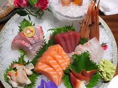 三文鱼刺身-九井澤精致料理(金茂店)