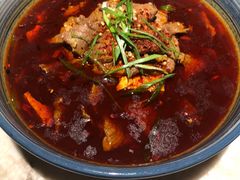 水煮牛肉-那家小馆•北京菜•烤鸭(中关村店)