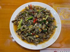 炒薄壳-正宗普宁豆干坊·洪记砂锅粥(红领巾路店)