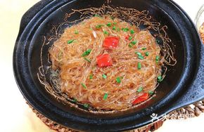 Crab Roe Shrimp Noodles