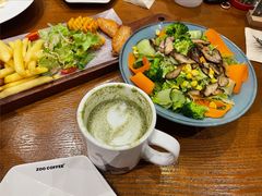 蔬菜培根沙拉-ZOO COFFEE动物园咖啡(望京锐创店)