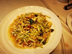 韭芽炒鸡蛋-威坪饭店