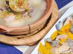 潮式粉肠花肉煲节瓜-点都德·毕德寮