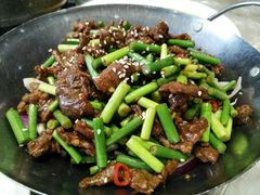 蒜苔黄牛肉-厨彩阳光(河东路店)