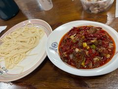 -歹歹的加个面过油肉拌面