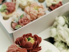 豆沙裱花蛋糕-BON CAKE(华贸购物中心店)