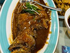 家常焖鲽鱼-渔娘渔家丹东海鲜(东直门店)