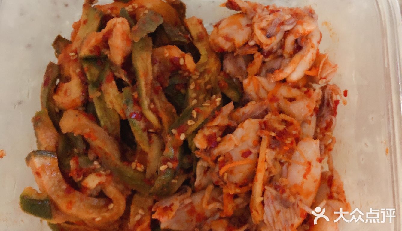 要少放盐,因为后来还要用辣酱拌饭