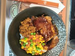 多彩时蔬鸡排洞饭-吉野家(开发区新玛特店)