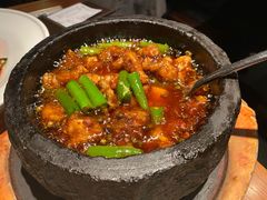 石锅杭椒牛蛙-桂满陇-西湖船宴(西单大悦城店)