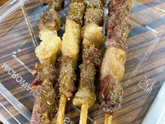 -老红桥炸灌肠牛肚锅烧烤(定福庄店)