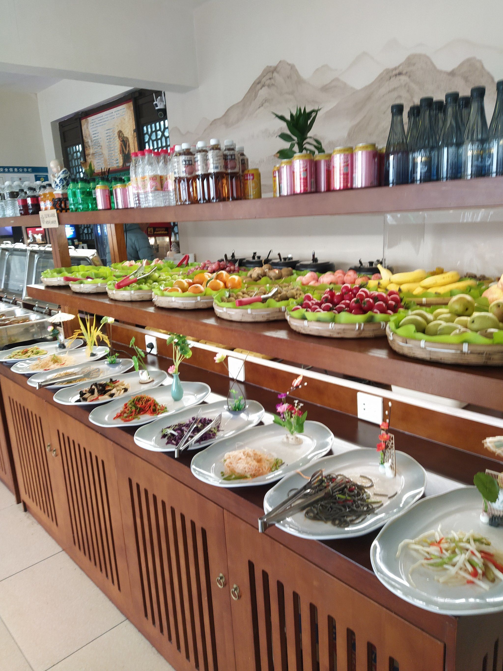 素食自助餐厅打卡记