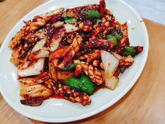 辣炒鱿鱼-贤花饭店(城阳店)