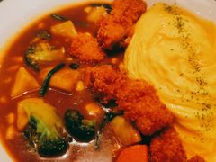 炸鸡块咖喱蛋包饭-池奈·日式咖喱蛋包饭(老城根Gpark店)
