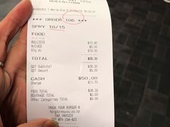 账单-Fergburger(皇后镇店)
