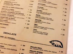 菜单-Osteria dell'Orsa