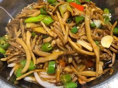 干锅香笋-海富荣·锅贴·陕菜家常菜(阳光城店)