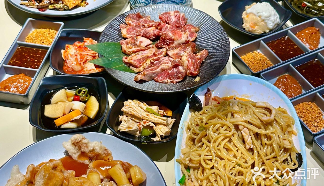 店里韩料,烤肉都是很正宗~️坛子横膈膜 鲜嫩的肉质