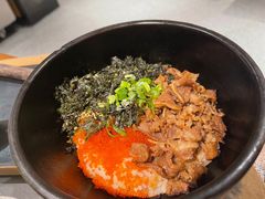 紫菜牛肉拌饭-厚贞日式烤肉(龙之梦店)