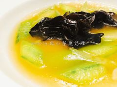 鸡汤木耳煮胜瓜-上海苏宁宝丽嘉酒店·嘉府壹号中餐厅