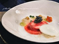 花椒冰淇淋配黑芝麻松糕-鱼桥巷·美学川菜