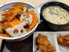 鲜蔬煎鸡饭餐-吉野家(上海美罗城店)