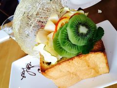 薰衣草苹果片厚多士-Ricci睿奇美式餐厅(五道口店)
