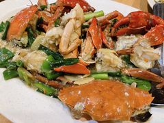 葱姜炒蟹-真浪大家乐海鲜餐馆