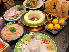 -得意咚瓜·顺德鱼生·冬瓜盅火锅