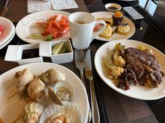-大中华希尔顿酒店-念自助餐·海南美食·三文鱼