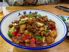 宫保鸡丁煮馍-赵西安三鲜煮馍馆(大车家巷店)