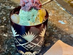 抹茶刨冰甜品-然锅料理