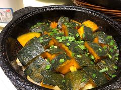 石锅生焗板栗南瓜-鱼满楼(汉中门大街店)
