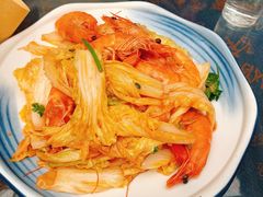 大虾烧白菜-1937青岛老味道·海肠捞饭·青岛菜(大鲍岛栈桥店)
