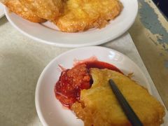 鸡蛋炸馒头片-大槐树烤肉馆