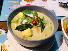 中部绿咖喱鸡肉-帕蓝·暹罗料理(曲阳店)
