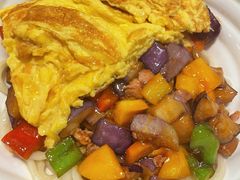 茄子肉丁鸡蛋拌面-文三里屯面馆(三里屯店)